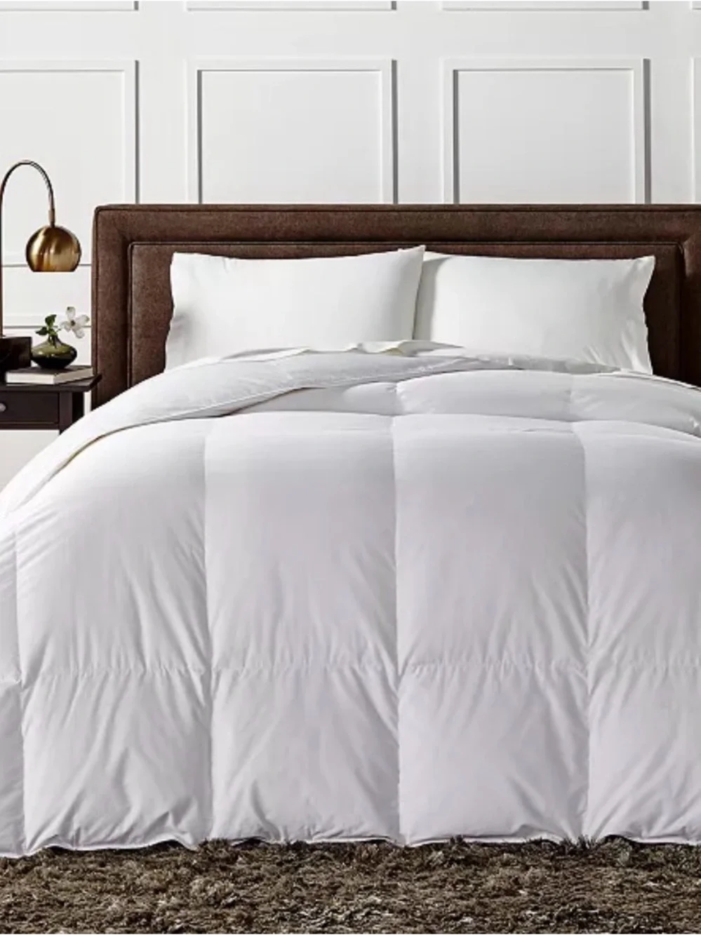 Charter Club White Down Heavyweight Comforter, King